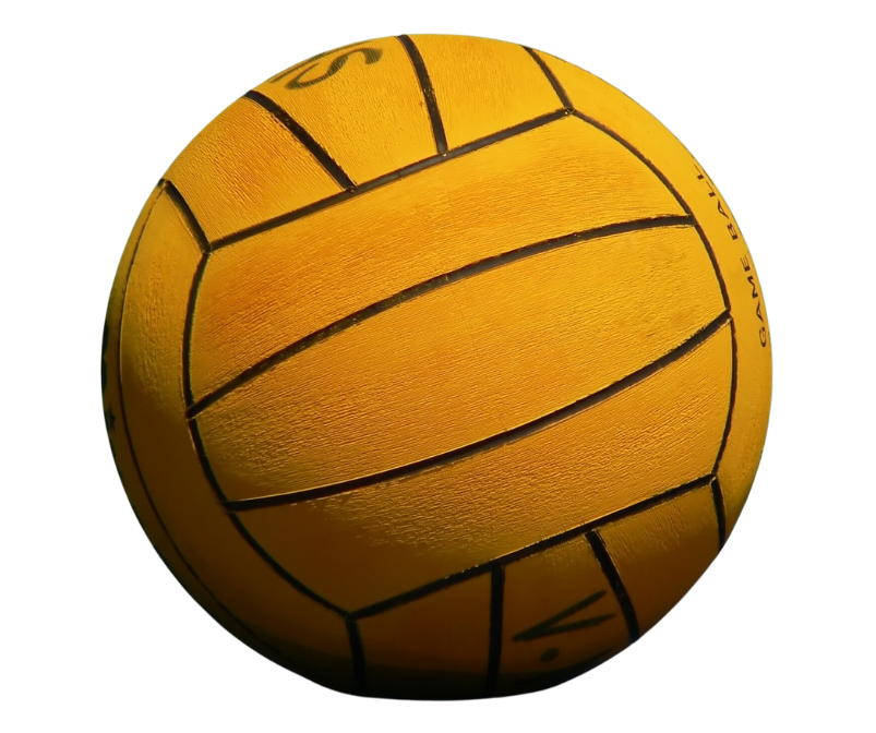water polo ball isolated